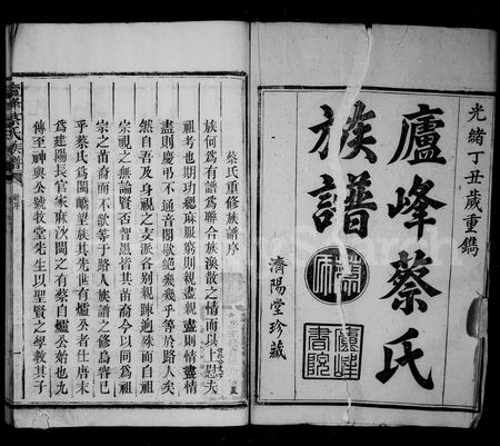 福建蔡氏-庐峰蔡氏族谱.pdf电子版插图3