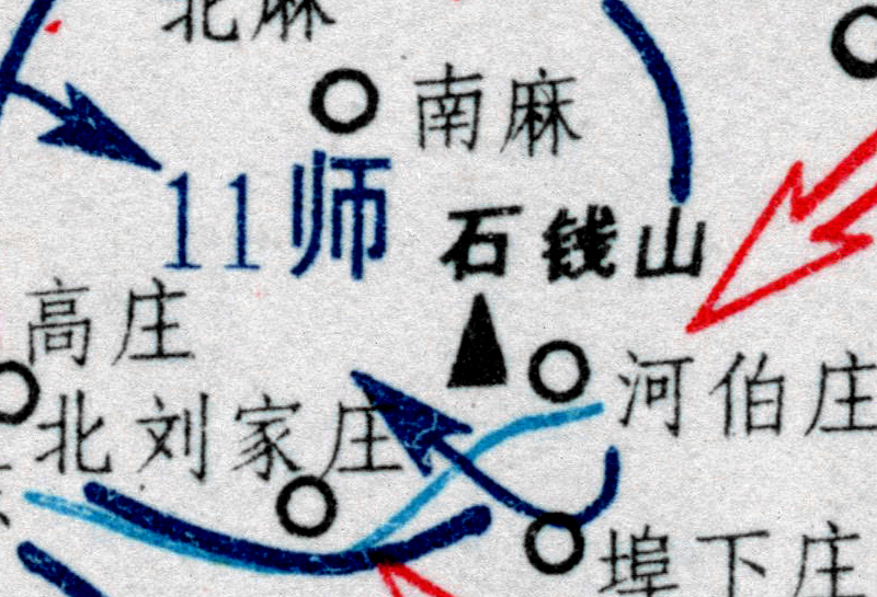 解放战争南麻战斗经过图南麻临朐战役前敌我态势图插图2