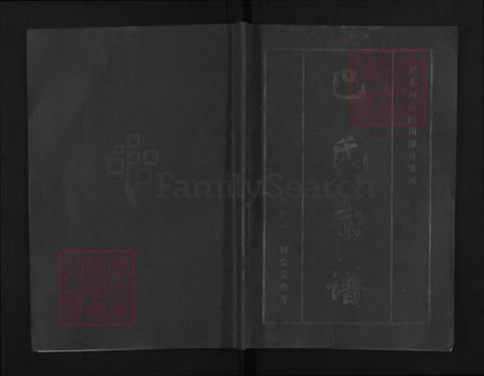 湖北省武汉市新洲区巴氏双卿堂族谱-巴氏宗谱.pdf电子版