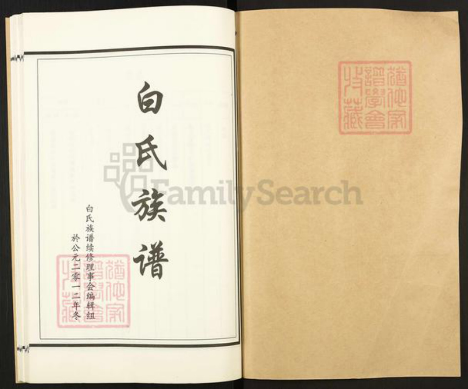 山东省济宁市汶上县义桥镇白氏族谱-白氏族谱.pdf电子版插图1