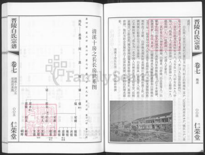 江苏省常州市武进县牛塘镇白氏仁荣堂族谱-晋陵白氏宗谱.pdf电子版插图5