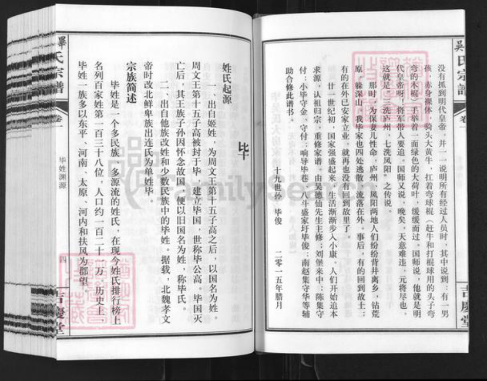 安徽省合肥市毕氏吉庆堂族谱-毕吴氏宗谱.pdf电子版插图3