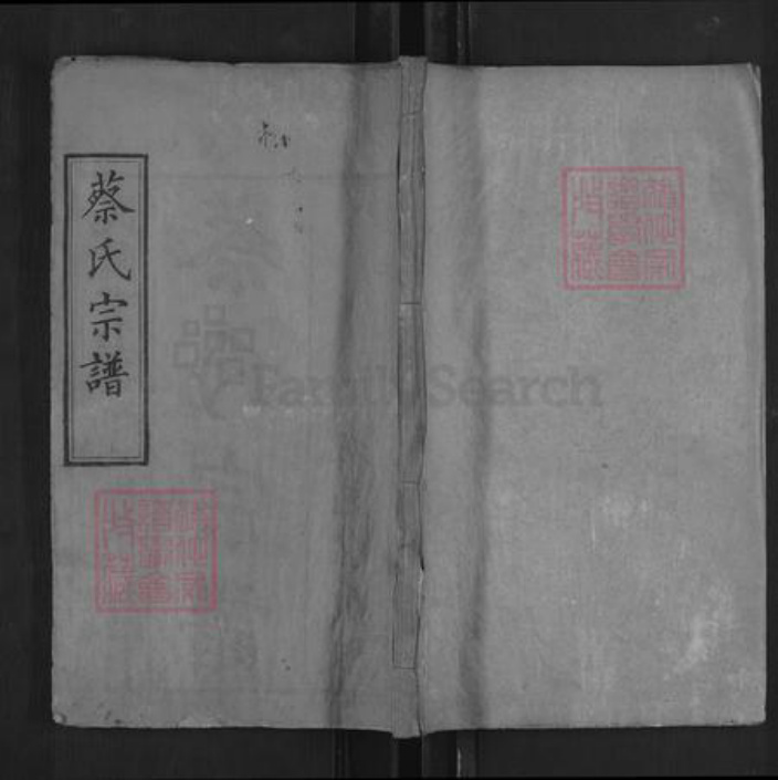 湖北省武汉市新洲区蔡氏九思堂族谱-蔡氏宗谱.pdf电子版插图