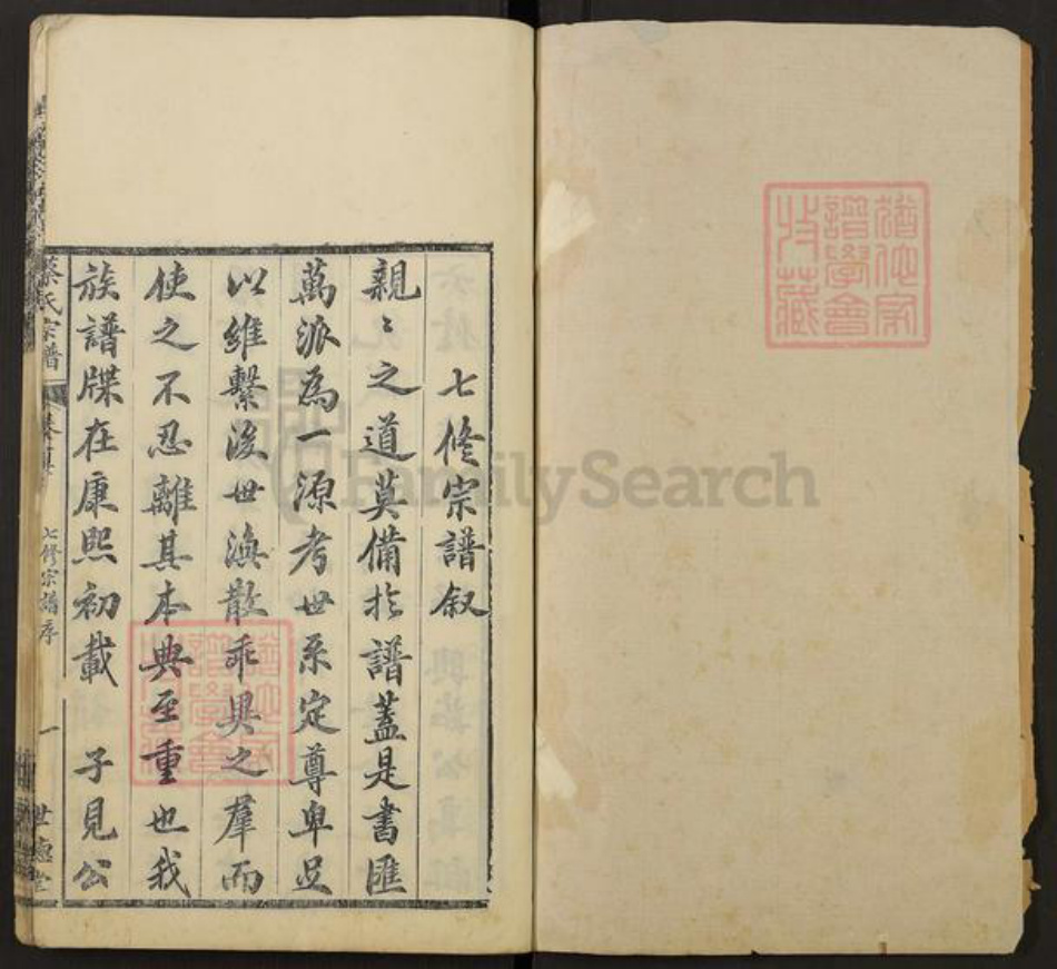 湖北省武汉市新洲区蔡氏世德堂族谱-蔡氏宗谱.pdf电子版插图1
