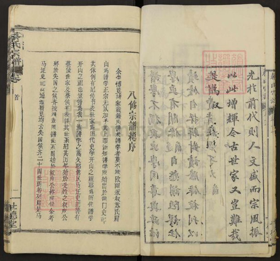 湖北省武汉市新洲区蔡氏世德堂族谱-蔡氏宗谱.pdf电子版插图5