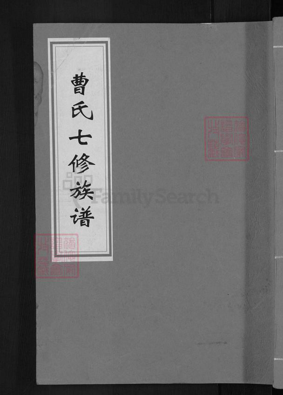 湖南省郴州市安仁县曹氏邺下堂族谱-曹氏七修族谱.pdf电子版