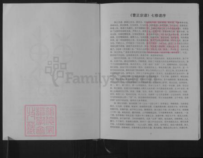 湖北省黄冈市红安县杏花乡曹氏双桂堂族谱-曹正宗谱.pdf电子版插图3
