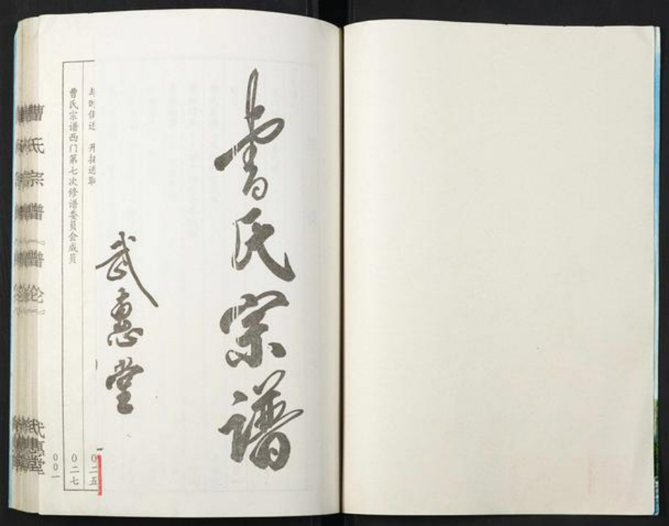 江苏省盐城市阜宁县曹氏族谱-曹氏宗谱.pdf电子版插图1