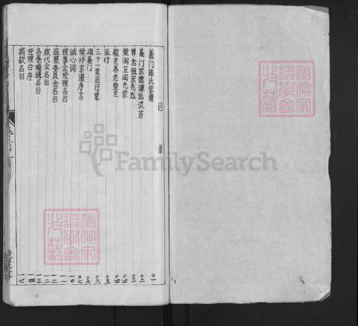 湖北省武汉市新洲区陈氏德星堂族谱-义门陈氏宗谱.pdf电子版插图1