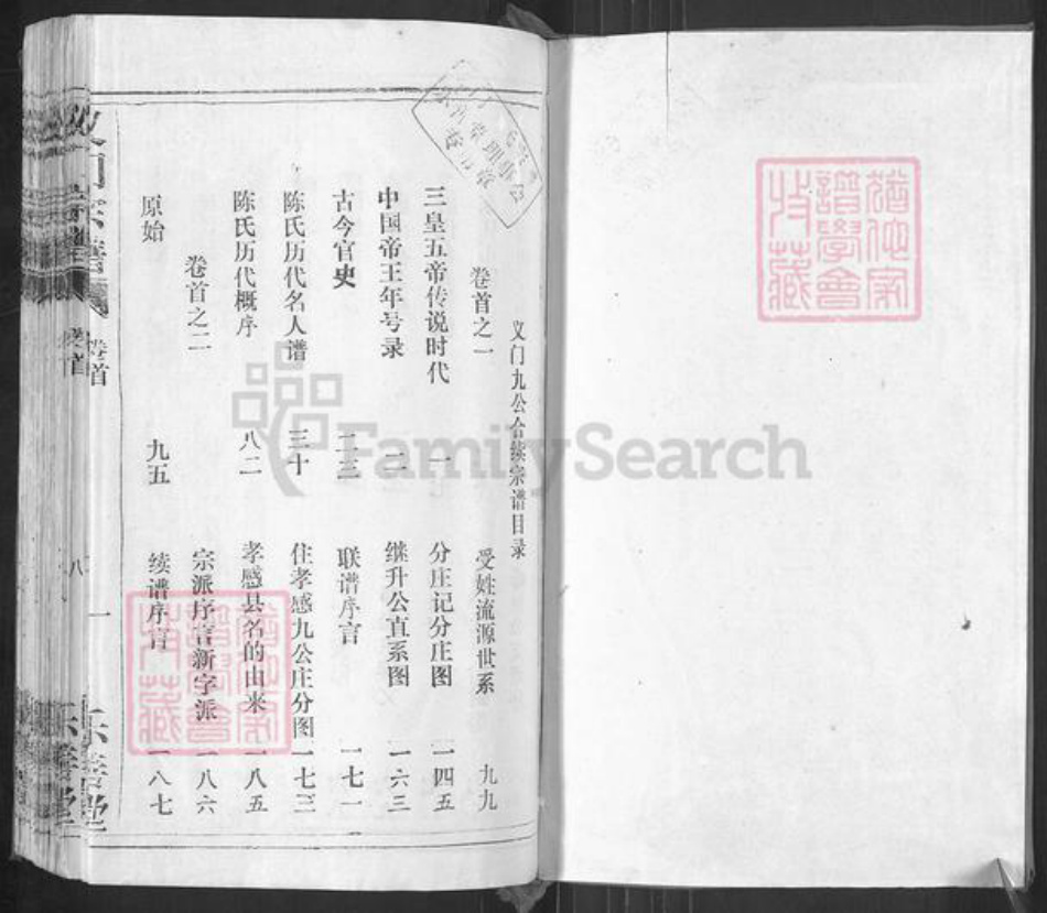 湖北省孝感市大悟县陈氏乐善堂族谱-义门宗谱.pdf电子版插图1