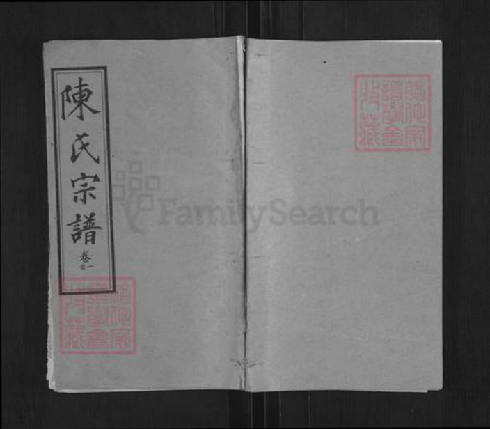 湖北省黄冈市罗田县河铺镇陈氏族谱-陈氏宗谱.pdf电子版