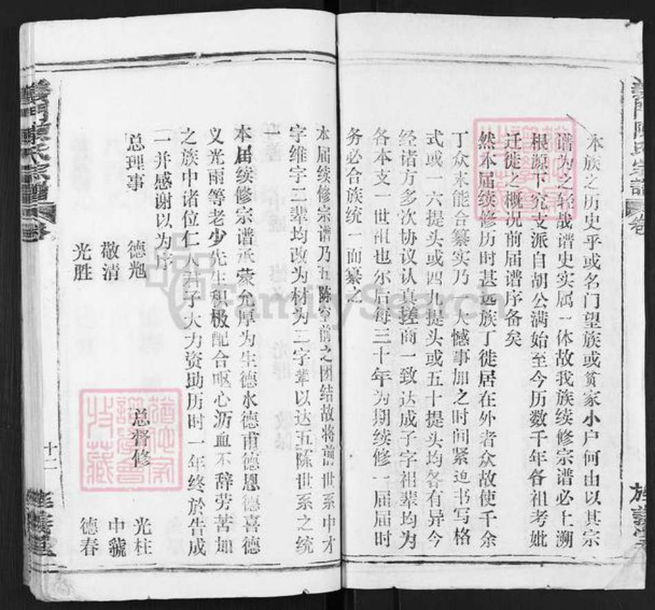 江西省九江市德安县车桥镇陈氏旌义堂族谱-义门陈氏宗谱.pdf电子版插图2