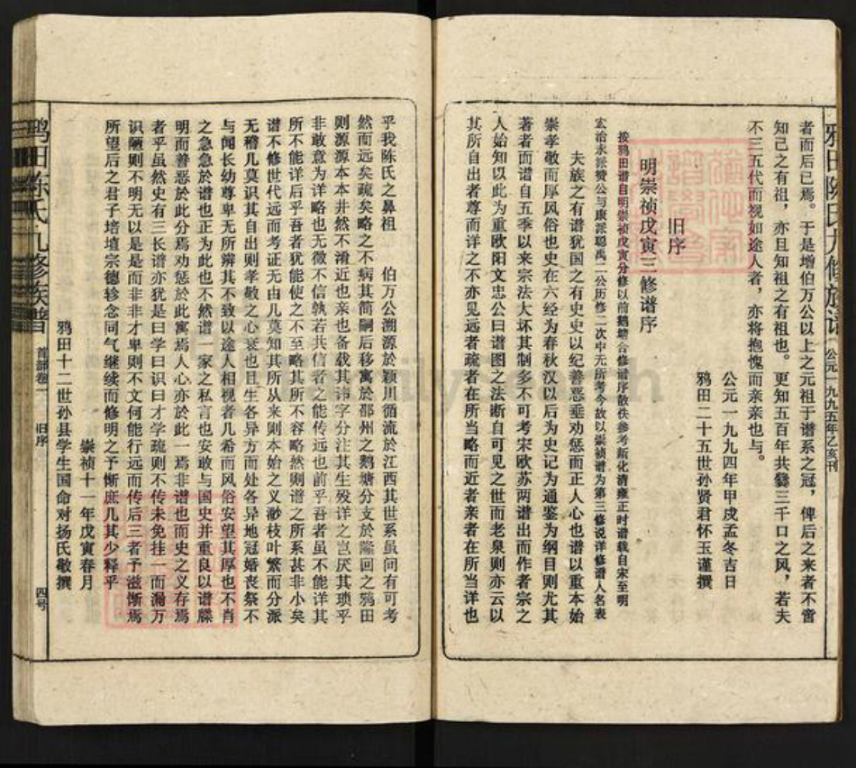 湖南省邵阳市隆回县鸭田镇陈氏族谱-鸦田陈氏九修族谱.pdf电子版插图5
