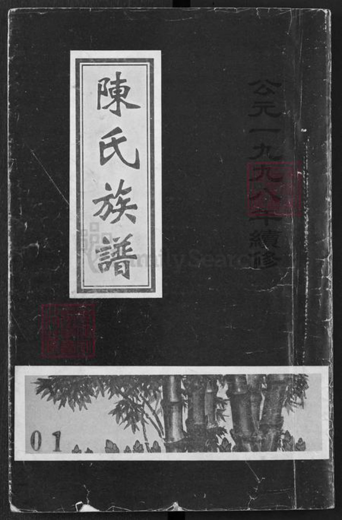 湖北省武汉市黄陂区陈氏聚星堂族谱-陈氏族谱.pdf电子版