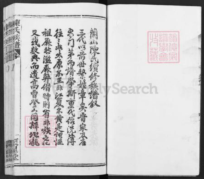 湖北省武汉市黄陂区陈氏聚星堂族谱-陈氏族谱.pdf电子版插图3