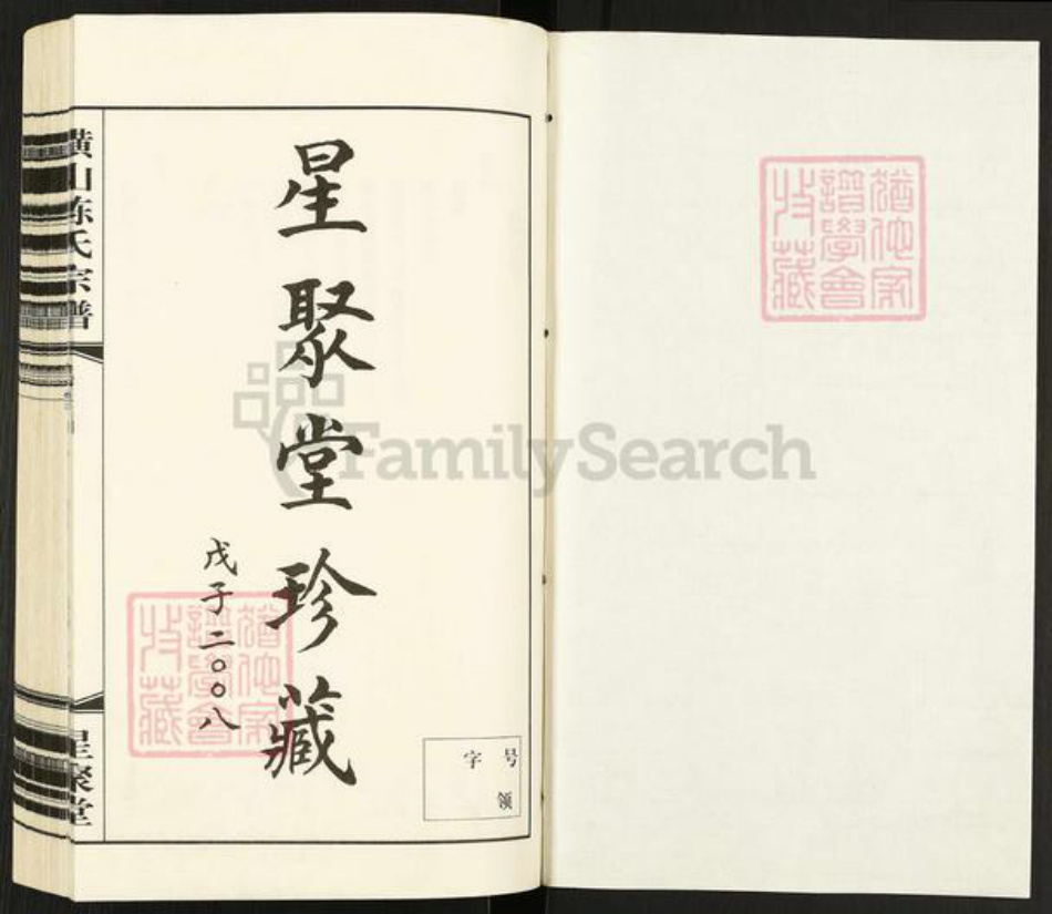 江苏省常州市武进县陈氏星聚堂族谱-毘陵横山陈氏宗谱.pdf电子版插图1