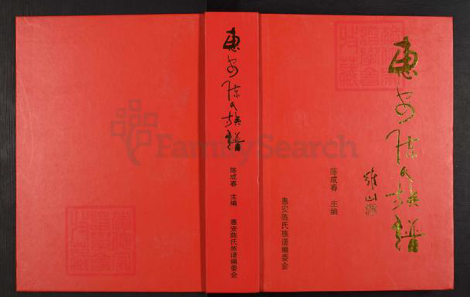 福建省泉州市惠安县洛阳镇陈氏族谱-惠安陈氏族谱.pdf电子版插图