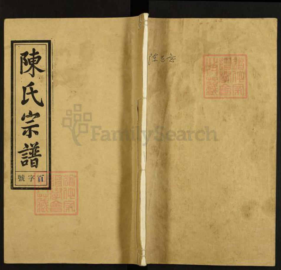 安徽省安庆市太湖县大石乡陈氏聚星堂族谱-陈氏宗谱.pdf电子版插图