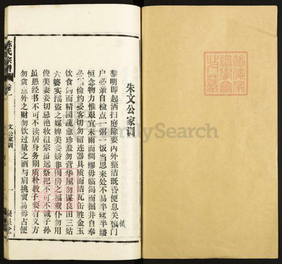 安徽省安庆市太湖县大石乡陈氏聚星堂族谱-陈氏宗谱.pdf电子版插图1