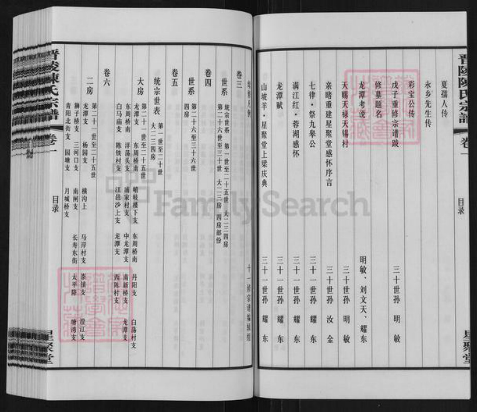 江苏省常州市武进县陈氏星聚堂族谱-晋陵陈氏宗谱.pdf电子版插图4
