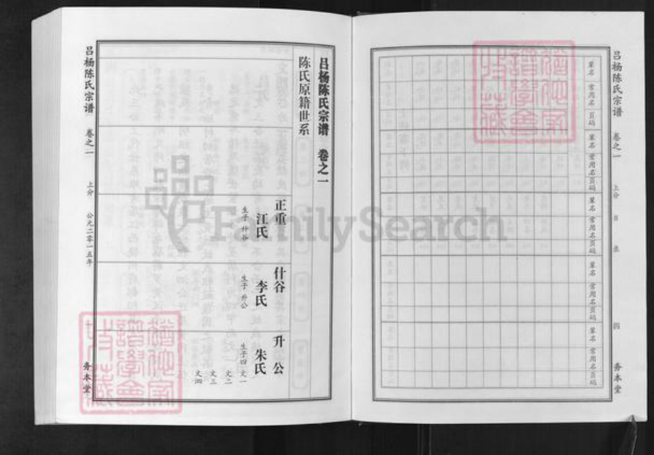 湖北省武汉市新洲区陈氏务本堂族谱-吕杨陈氏宗谱.pdf电子版插图3