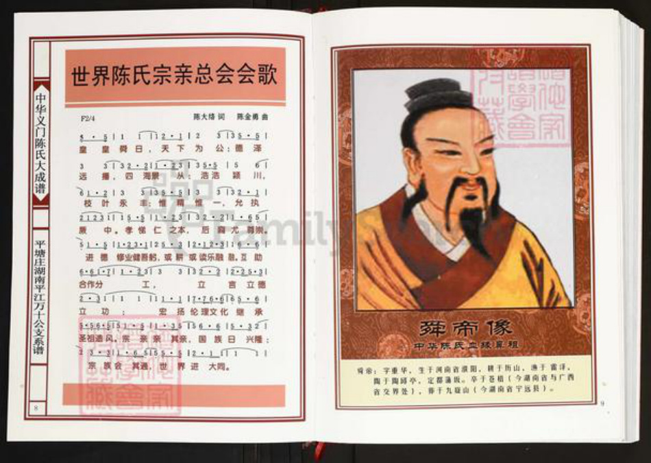 湖南省岳阳市平江县南江镇陈氏义门堂族谱-中华义门陈氏大成谱.平塘庄湖南平江万十公支系谱.pdf电子版插图5