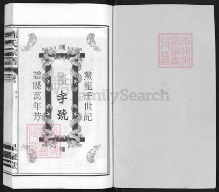 安徽省铜陵市枞阳县白梅乡陈氏星聚堂族谱-白云股陈氏宗谱.pdf电子版插图1