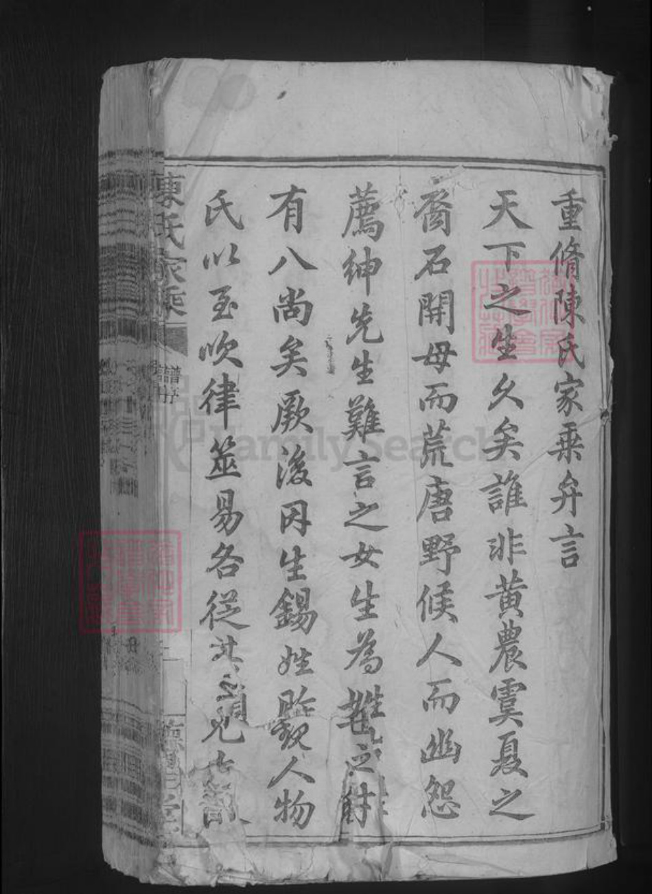 江西省九江市湖口县陈氏族谱-陈氏家乘 [不分卷].pdf电子版插图3