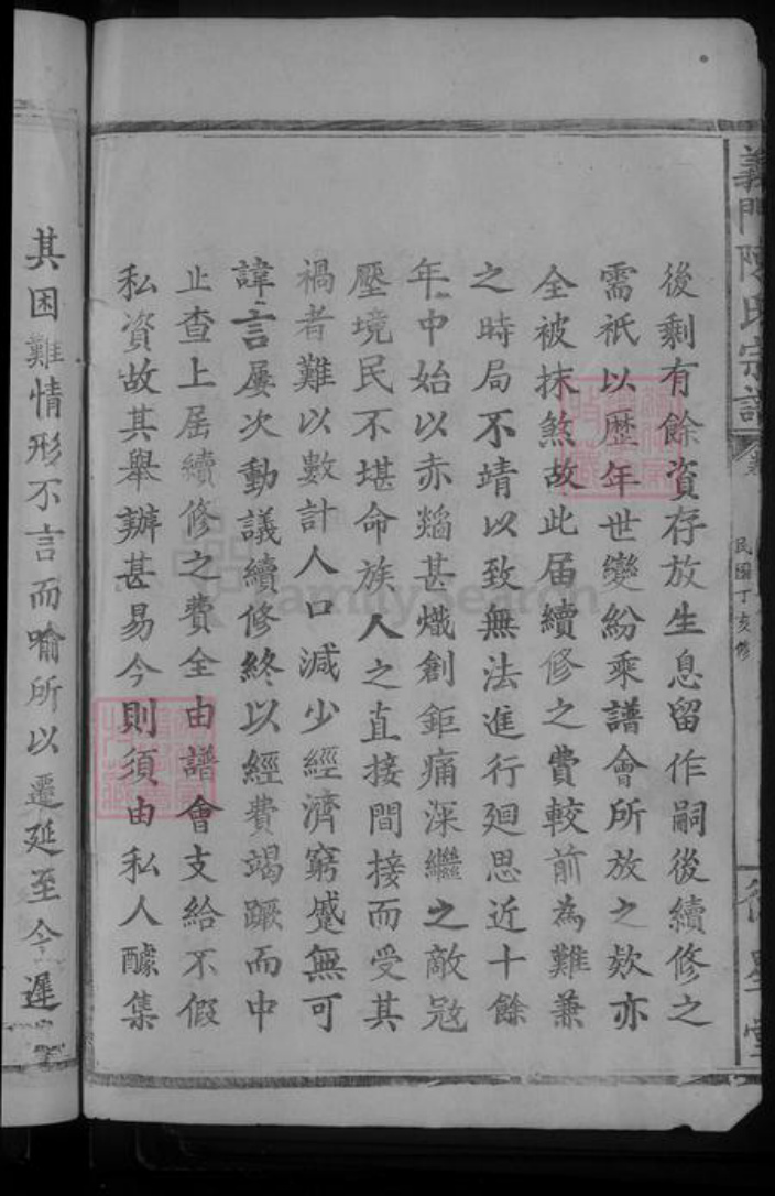 湖北省黄石市大冶市陈氏族谱-义门陈氏宗谱 [不分卷].pdf电子版插图4