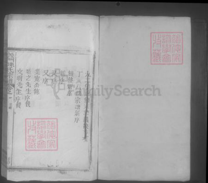 江西省九江市德安县陈氏族谱-义门陈氏宗谱 [8卷].pdf电子版插图1