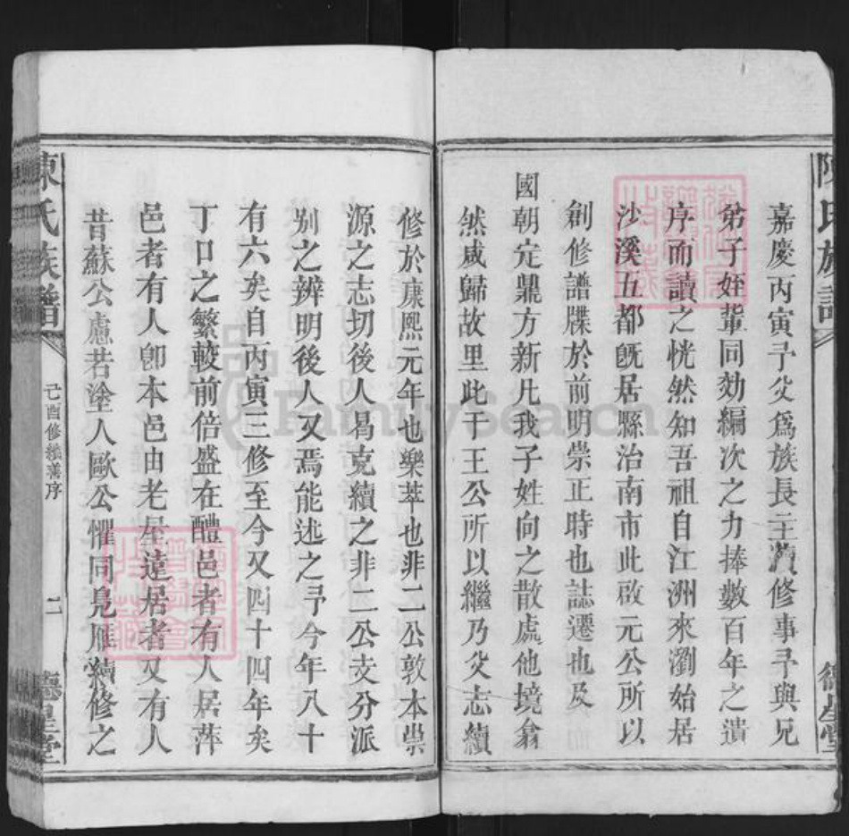 湖南省长沙市浏阳市沙市镇陈氏德星堂族谱-清浏陈氏族谱.pdf电子版插图2