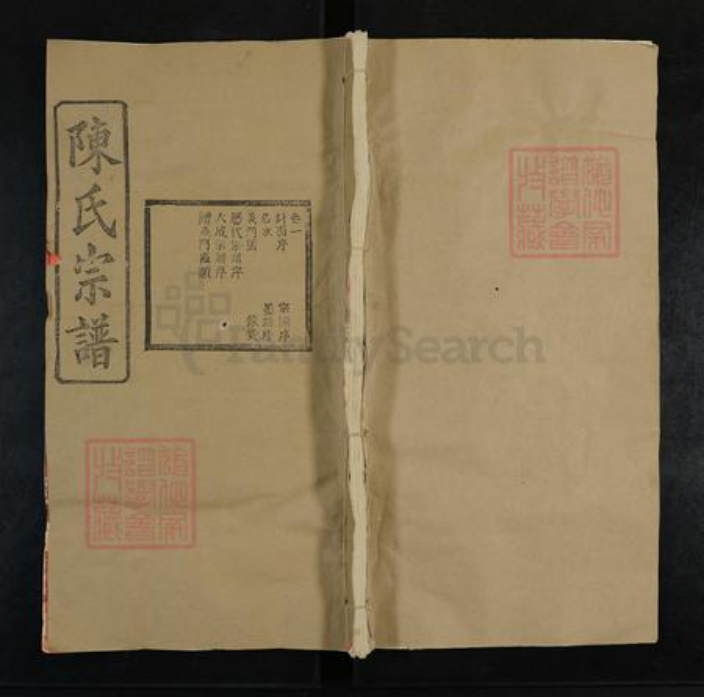 湖北省武汉市新洲区陈氏德星堂族谱-陈氏宗谱.pdf电子版插图