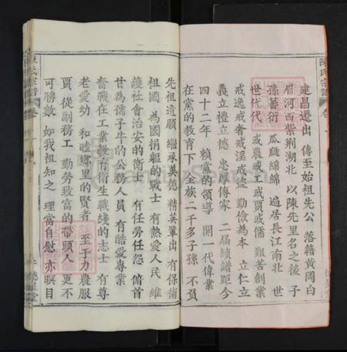 湖北省武汉市新洲区陈氏德星堂族谱-陈氏宗谱.pdf电子版插图2
