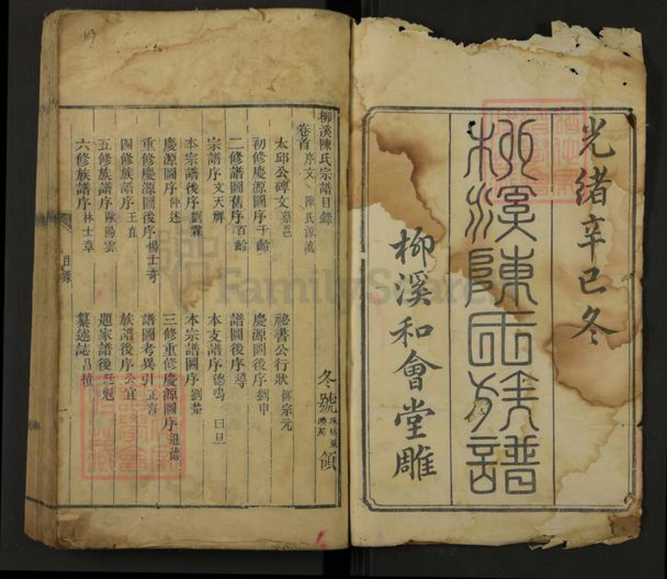 江西省吉安市泰和市陈氏和会堂族谱-柳溪陈氏族谱.pdf电子版插图1