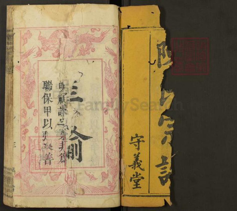 湖北省黄冈市罗田县大崎镇陈氏守义堂族谱-义门宗谱.pdf电子版插图1