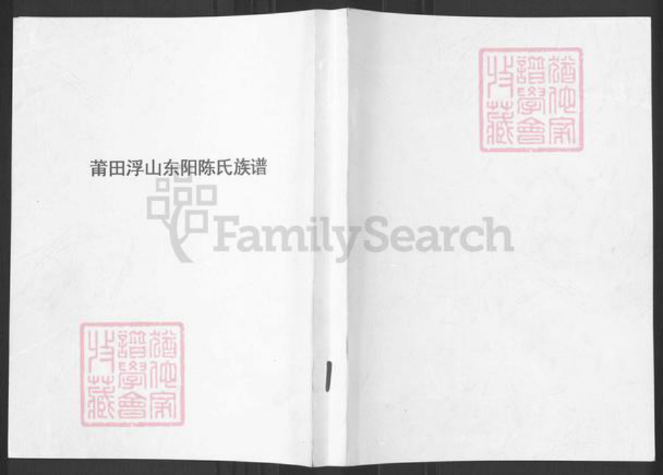 福建省莆田市荔城区陈氏族谱-莆田浮山东阳陈氏族谱.pdf电子版插图