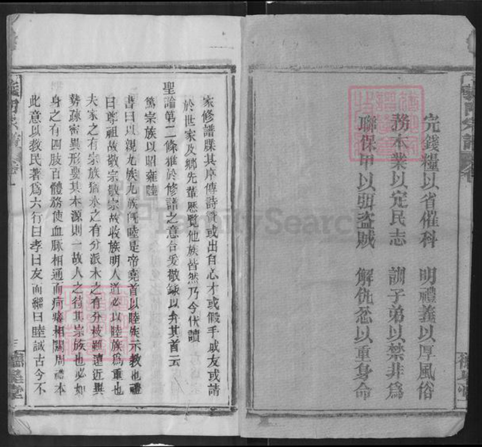 湖北省黄冈市麻城市陈氏德星堂族谱-义门陈氏宗谱.pdf电子版插图2
