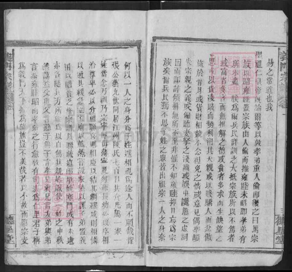 湖北省黄冈市麻城市陈氏德星堂族谱-义门陈氏宗谱.pdf电子版插图3