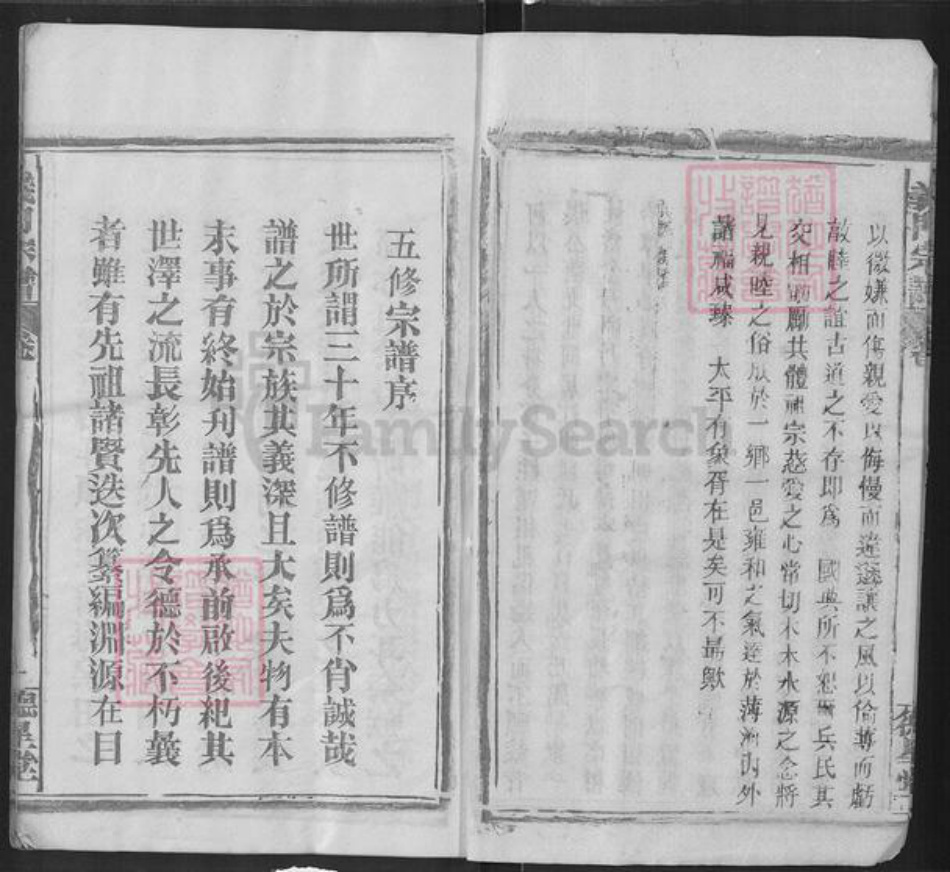 湖北省黄冈市麻城市陈氏德星堂族谱-义门陈氏宗谱.pdf电子版插图4