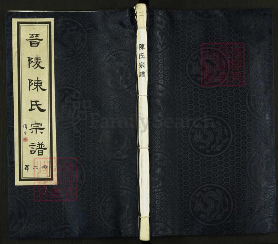 江苏省常州市武进县陈氏星聚堂族谱-晋陵陈氏宗谱.pdf电子版插图
