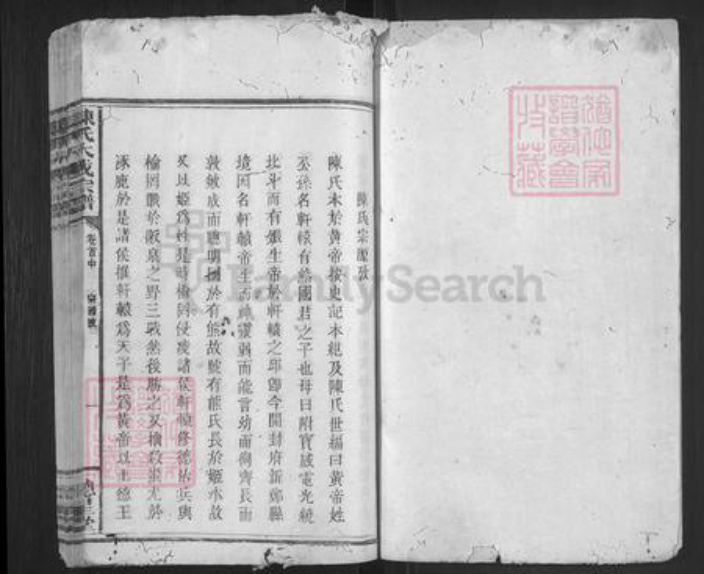 广东省梅州市平远县大柘镇陈氏德星堂族谱-陈氏大成宗谱.pdf电子版插图1