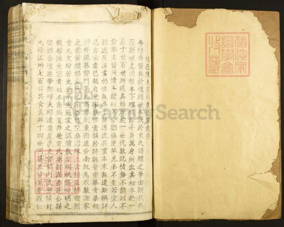 江西省赣州市安远县陈氏树滋堂族谱-濂江陈氏七修族谱.pdf电子版插图1