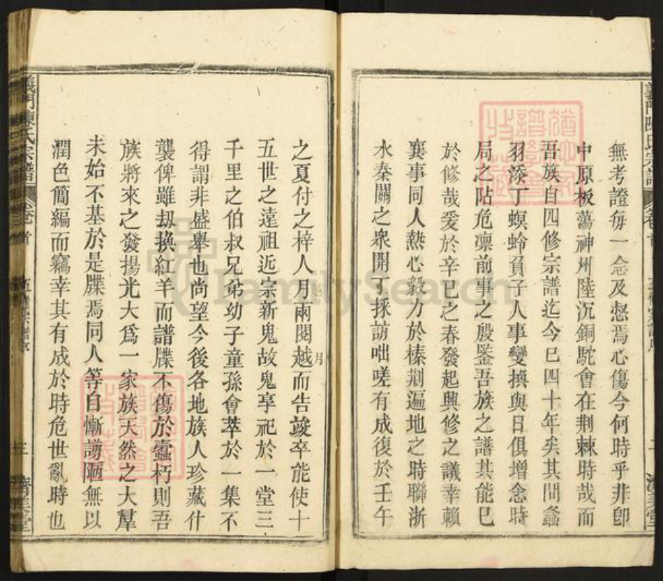 湖北省黄冈市陈氏济美堂族谱-义门陈氏宗谱.pdf电子版插图3