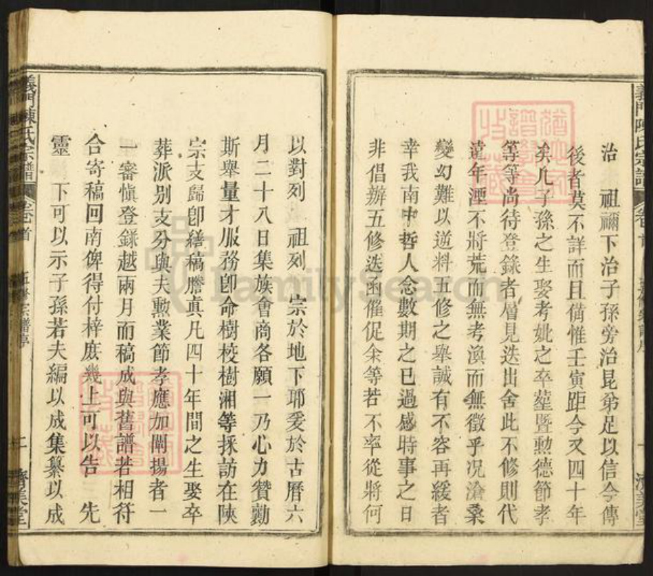湖北省黄冈市陈氏济美堂族谱-义门陈氏宗谱.pdf电子版插图5