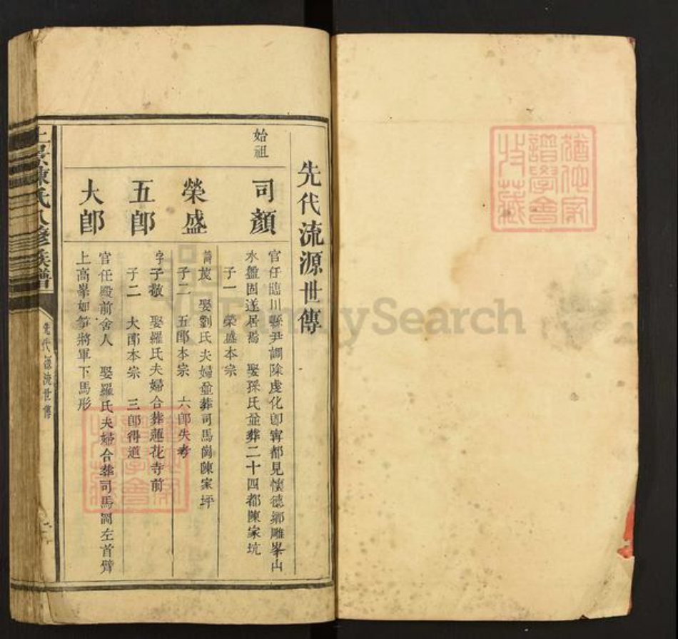 江西省赣州市石城县小松镇陈氏族谱-上景陈氏八修族谱.pdf电子版插图1