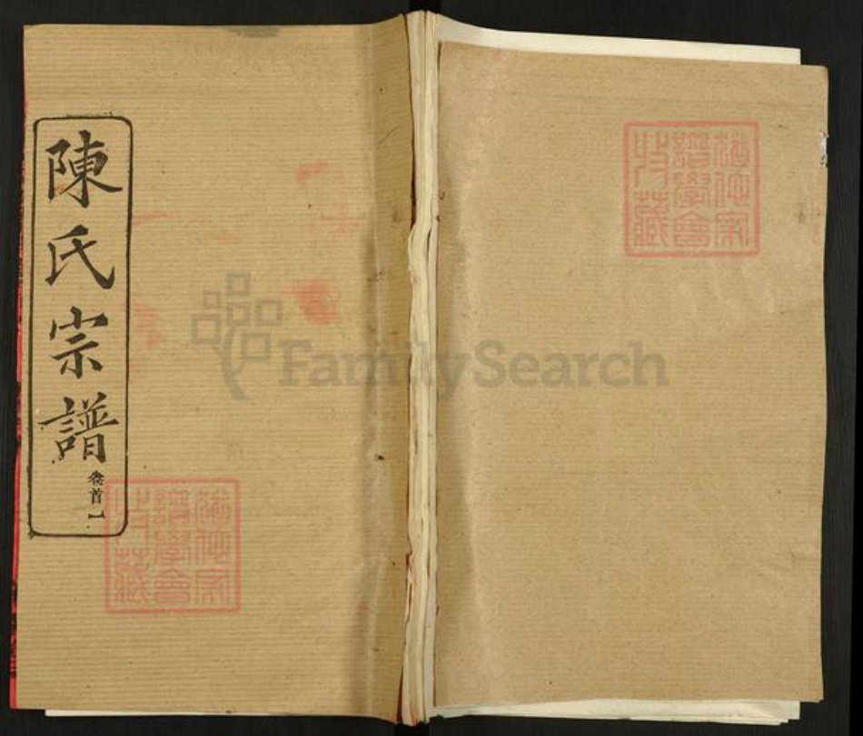 湖北省黄冈市黄州区陈氏真源堂族谱-陈氏宗谱.pdf电子版插图