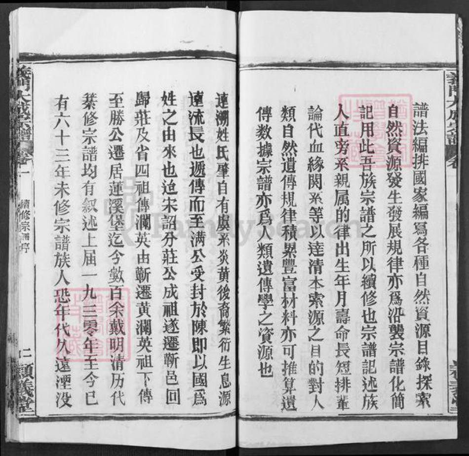 湖北省黄冈市陈氏颕义堂族谱-义门陈氏宗谱.pdf电子版插图3