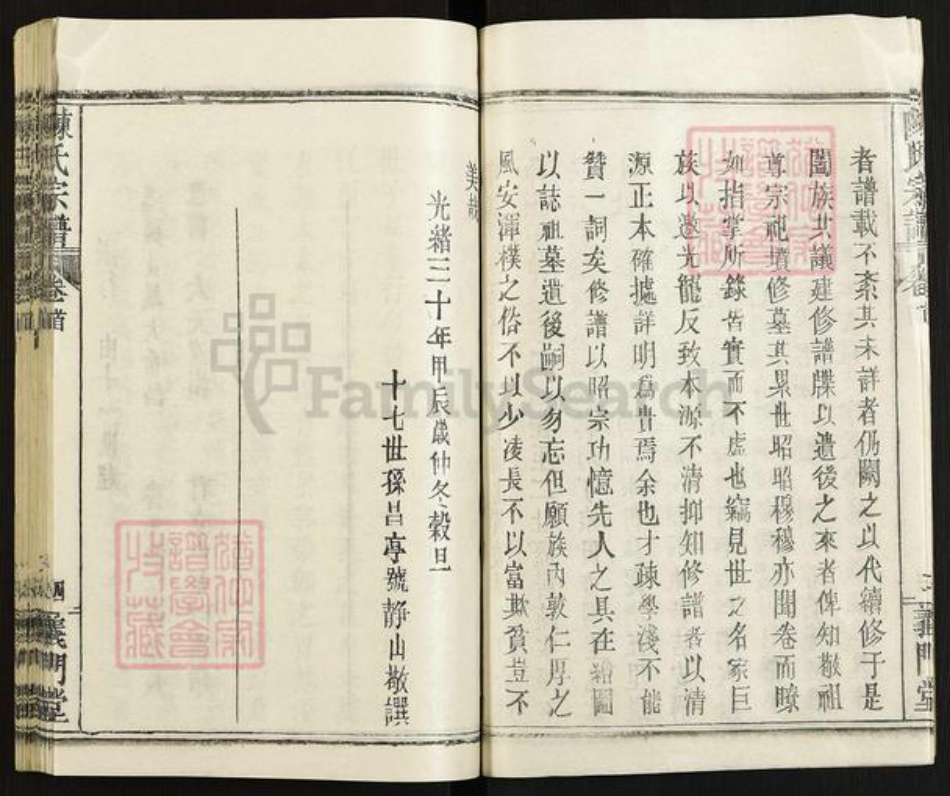 湖北省武汉市黄陂区黄陂陈氏义门堂族谱-陈氏宗谱.pdf电子版插图5