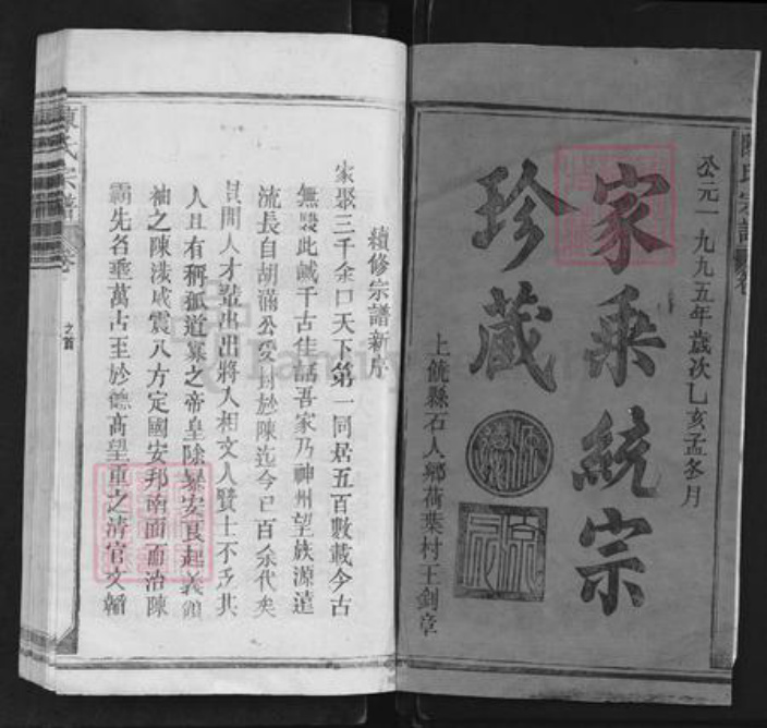 福建省泉州市晋江市龙湖镇陈氏族谱-陈氏宗谱.pdf电子版插图1