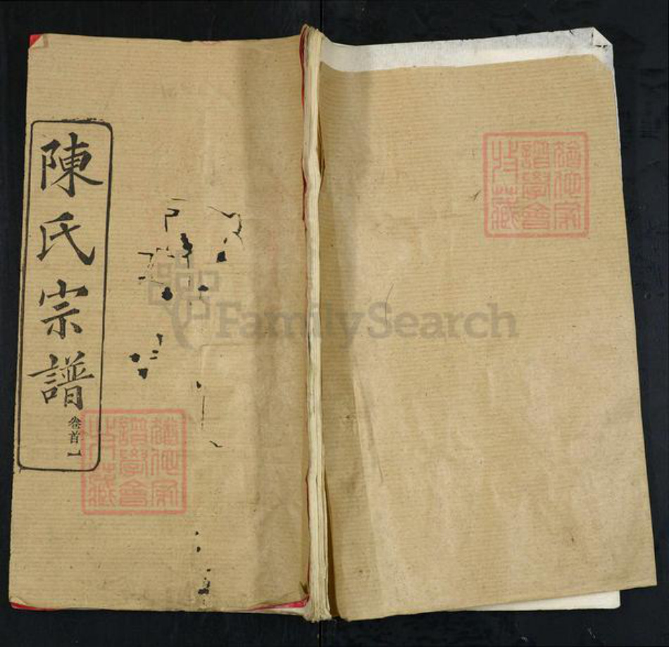湖北省黄冈市黄州区堵城镇陈氏真源堂族谱-陈氏宗谱.pdf电子版插图